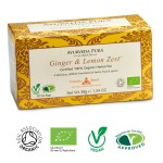 Buy Ginger & Lemon Zest™ Organic Herbal Tea Online Ireland