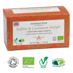 Buy Saffron & Cardamom Delight™ Organic Herbal Tea- Pitta Blend - Box Ireland