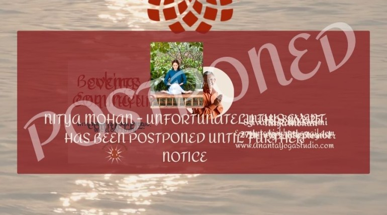 NITYA MOHAN - UNFORTUNATELY THIS EVENT HAS BEEN POSTPONED UNTIL FURTHER NOTICE
